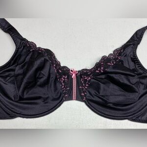 Curvation BLK/PNK Unlined Underwire with BONUS BRA, 40DD *P1040
